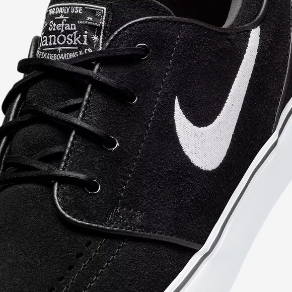 Nike SB Zoom Janoski OG+ Black White Gum FD6757-001 7.5 Skate Board Retro Laces - Picture 13 of 16